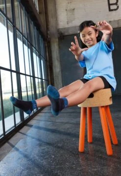 Skechers Online Boys Ventilation Quarter 3 Pack - Sokken - Navy