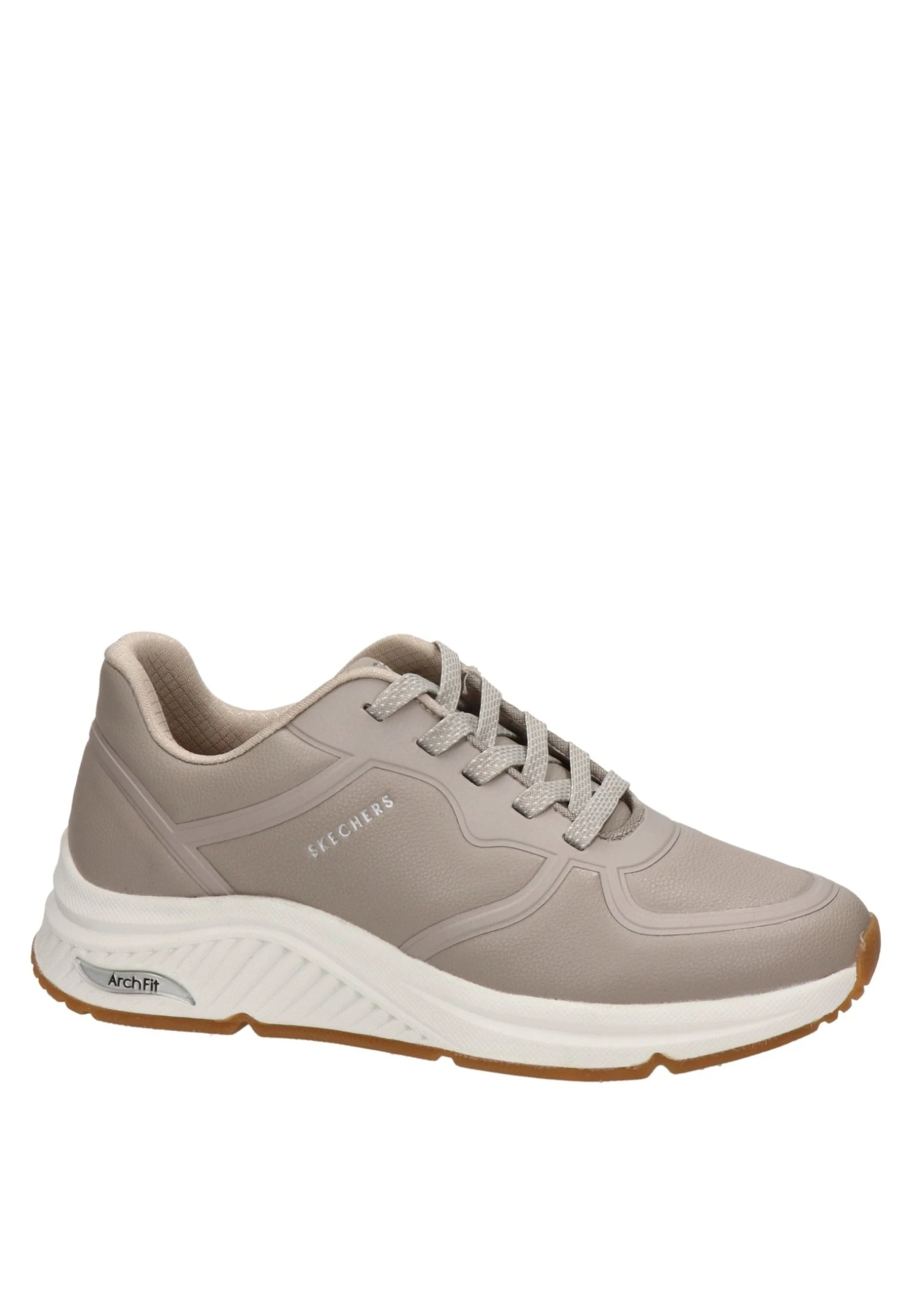 Skechers Arch Fit Dames- Sneakers Laag - Beige 4 Skechers Arch Fit Dames- Sneakers Laag - Beige - Afbeelding 2