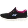 Skechers Summits - Sneakers Laag - Black Hot Pink