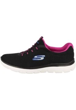 Skechers Summits - Sneakers Laag - Black Hot Pink