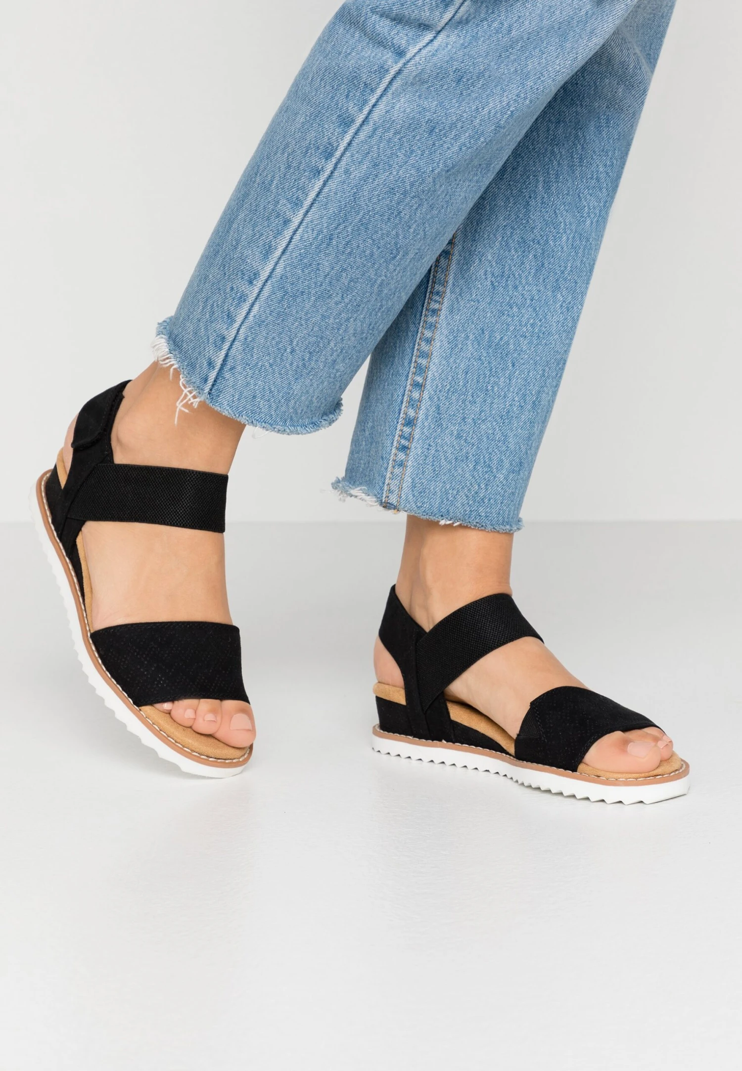Skechers Desert Kiss - Sandalen Met Sleehak - Black 3 Skechers Desert Kiss - Sandalen Met Sleehak - Black