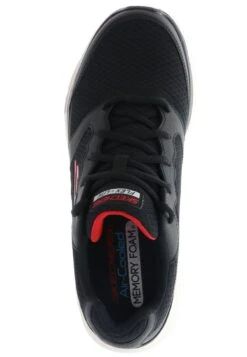 Sneakers Laag - Black Leather/Mesh/Pu/Red Trim -Zalando d6f465b6d9f64b3ca7a048ff40a5eadc
