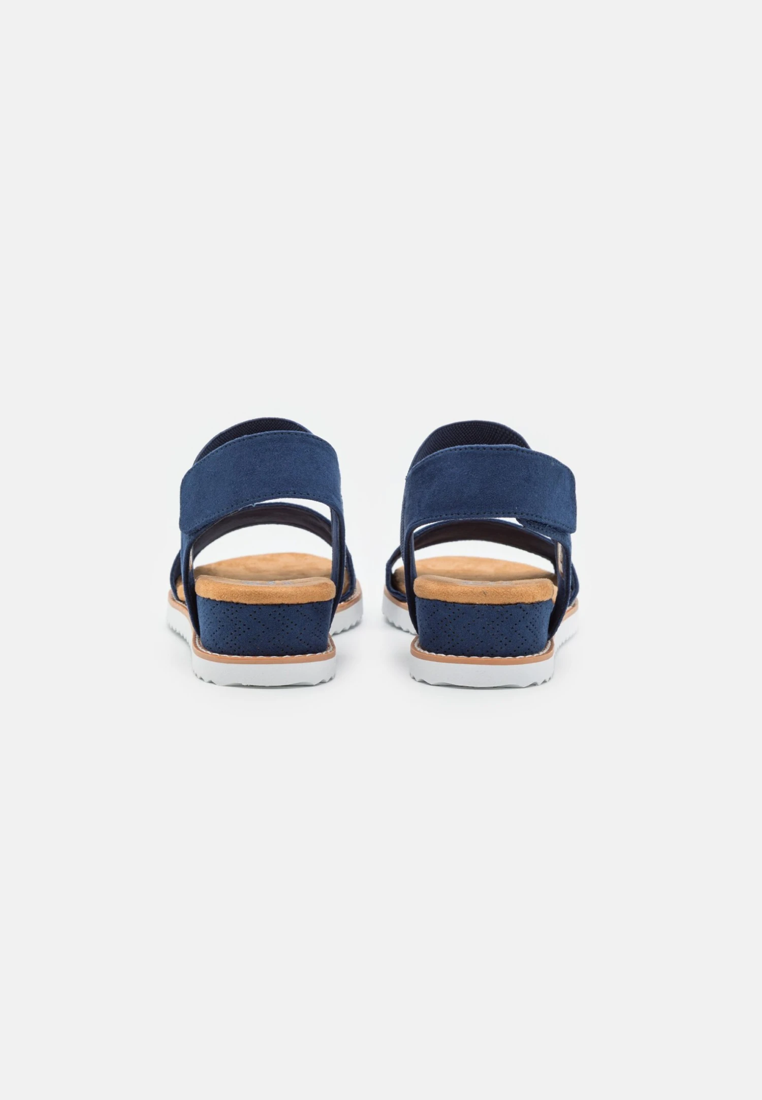 Skechers Desert Kiss - Sandalen Met Sleehak - Navy 6 Skechers Desert Kiss - Sandalen Met Sleehak - Navy - Afbeelding 4