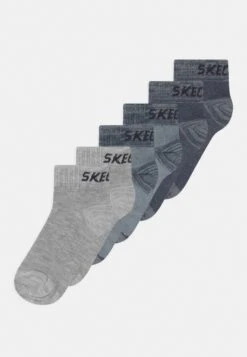 Skechers Online Boys Ventilation Quarter 3 Pack - Sokken - Stone Melange