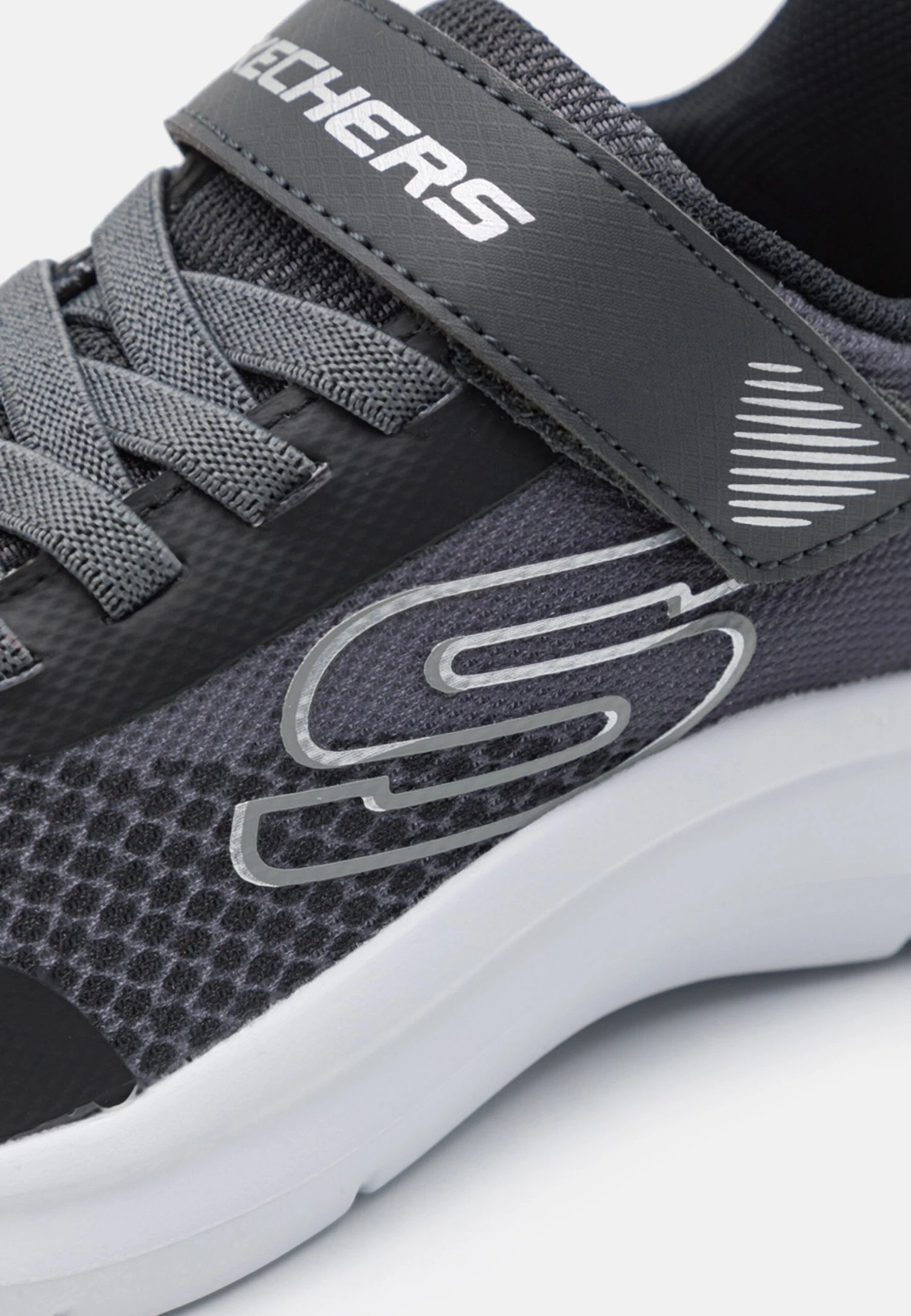 Skech Fast Unisex - Hardloopschoenen Neutraal - Charcoal/Black/Silver 8 Skech Fast Unisex - Hardloopschoenen Neutraal - Charcoal/Black/Silver - Afbeelding 6