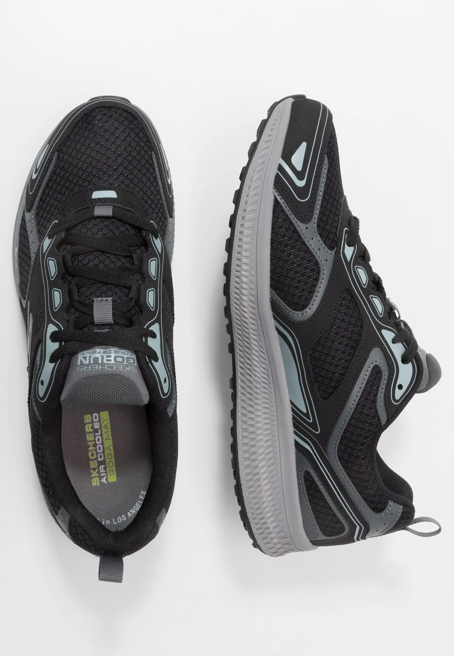 Go Run Consistent - Hardloopschoenen Neutraal - Black/Grey 4 Go Run Consistent - Hardloopschoenen Neutraal - Black/Grey - Afbeelding 2