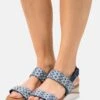 Skechers Beach Kiss - Sandalen Met Sleehak - Navy 2 Skechers Beach Kiss - Sandalen Met Sleehak - Navy -Zalando e1220f0bdedd401ab5af797ae64c8a09