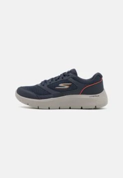 Go Walk Flex - Sportieve Wandelschoenen - Navy/Orange