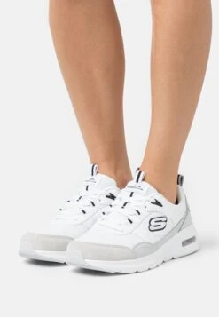 Skech-Air Court - Sneakers Laag - White/Black