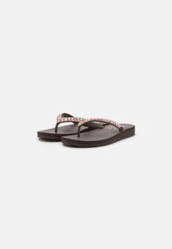 Skechers Meditation - Teensandalen - Chocolate/Multi-Coloured -Zalando edea2b504c374930a31fdf71a584d6ce