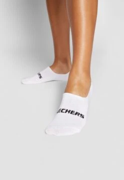 Skechers Basic Footies Ventilation 6Pack - Enkelsokken - White
